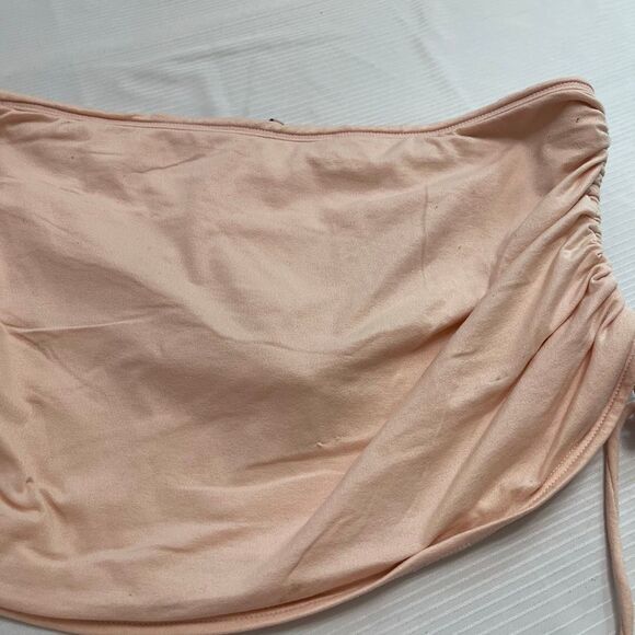 Juicy Couture VTG Y2k Pink Ruched Swim Skirt Bottom Size XL - Picture 4 of 9